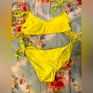Yellow bathing suit no boundaries